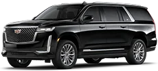 Spacious black premium SUV with upscale features—built for relaxed airport rides, getaways, or stylish events.