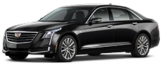Sleek black luxury sedan with elegant design—ideal for executive and private travel.